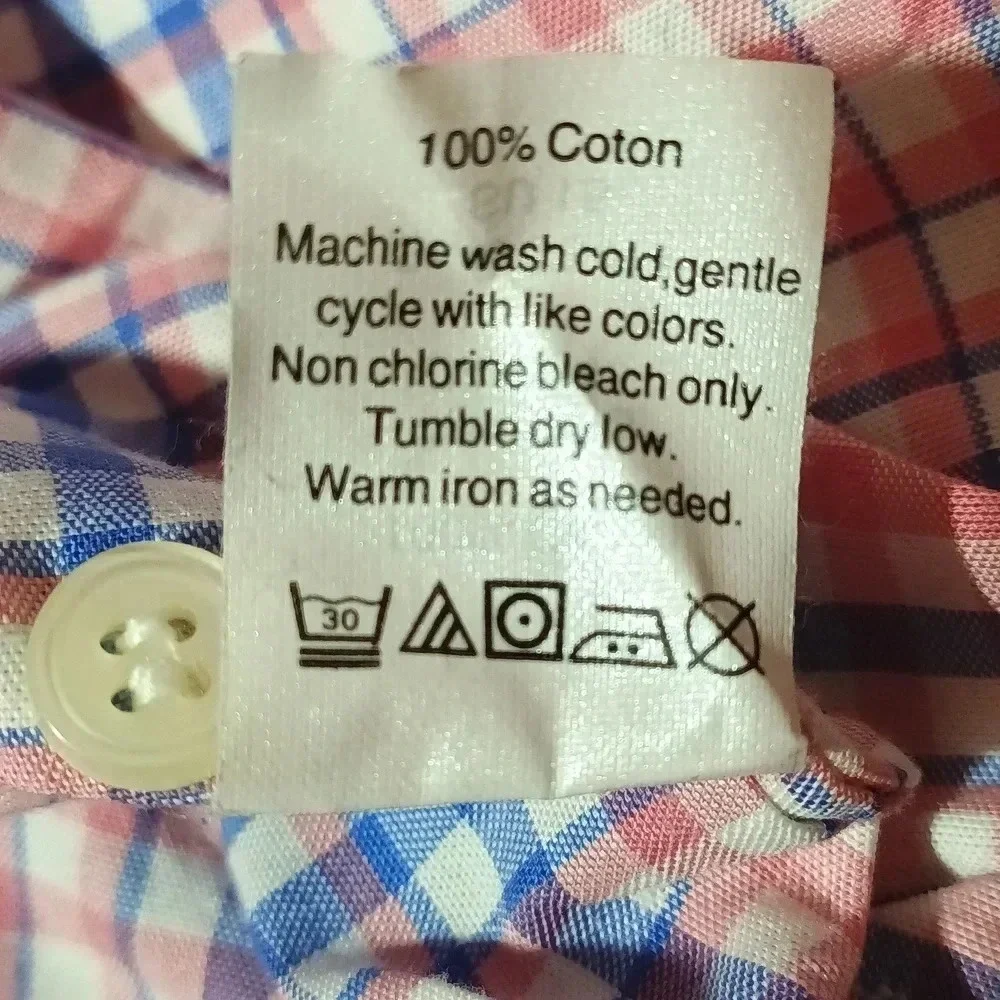 J. Crew Cotton cowgirl gingham pullover v-neck partial button up long sleeve - Picture 9 of 9